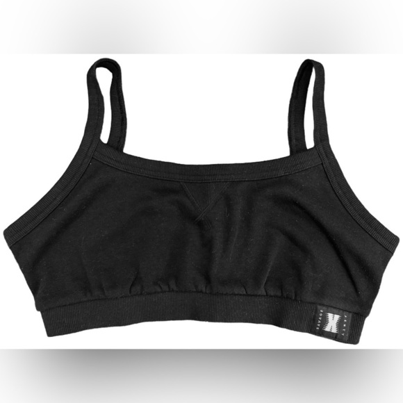 Savage X Fenty Other - Savage X Fenty Seamless Bralette Medium Black NWT Ribbed Band